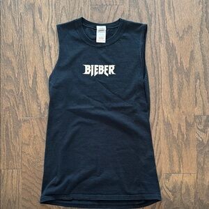 Black Bieber Sleeveless Tank Top